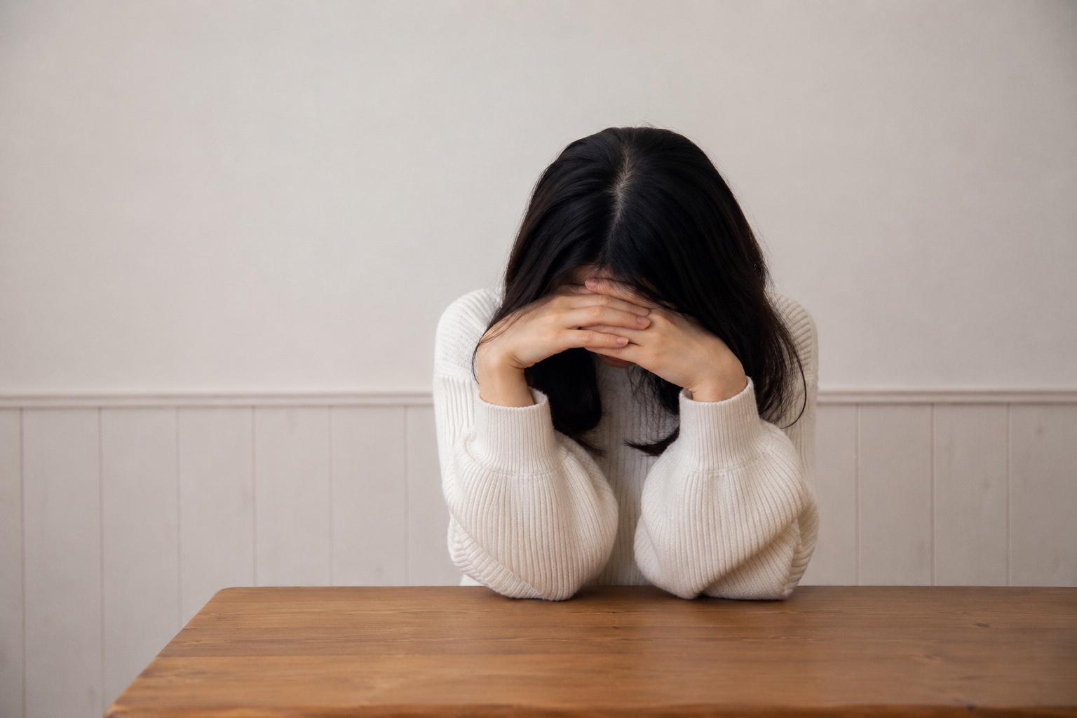 生理が来るたびに落ち込む女性